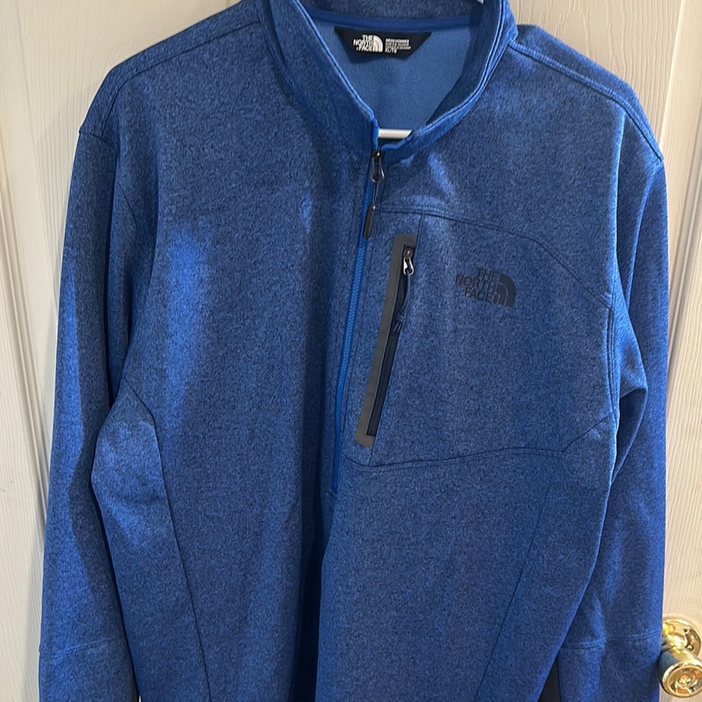The North Face Blue Performance Jacket Fleece Quarter-Zip